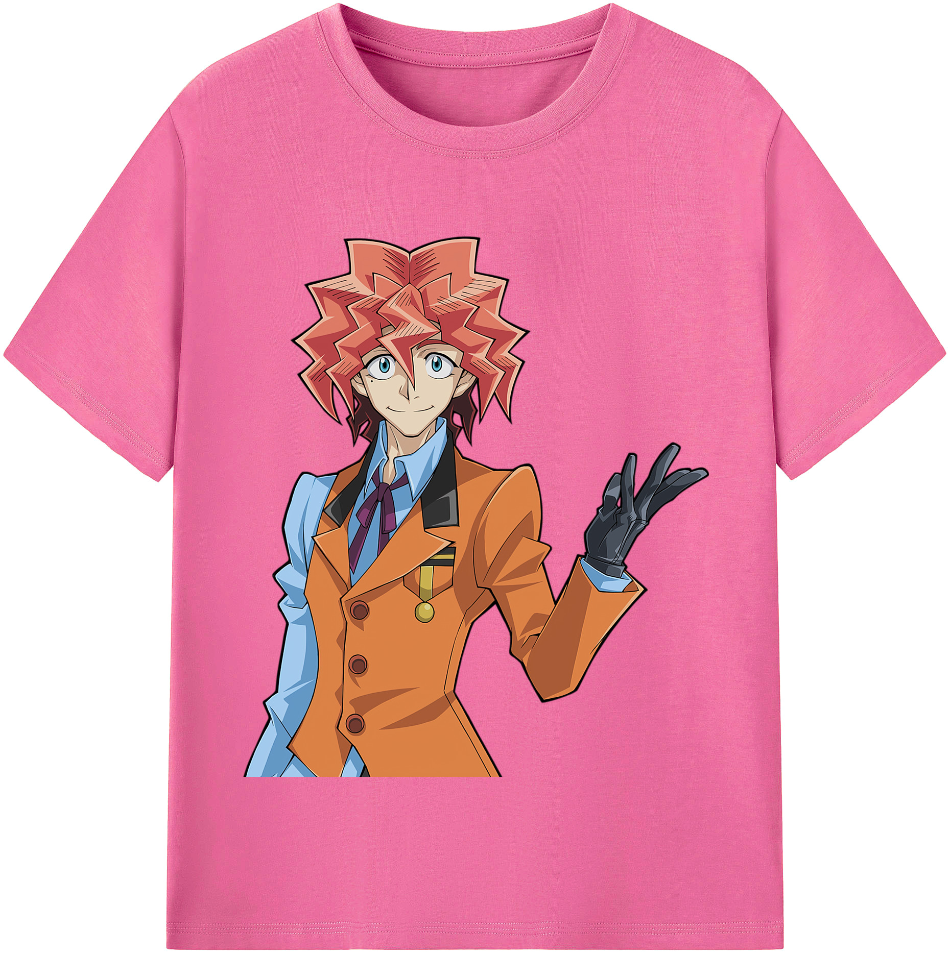 （画像用） 遊☆戯☆王 Yu-Gi-Oh! レディースカジュアルプリントTシャツ（綿100％）